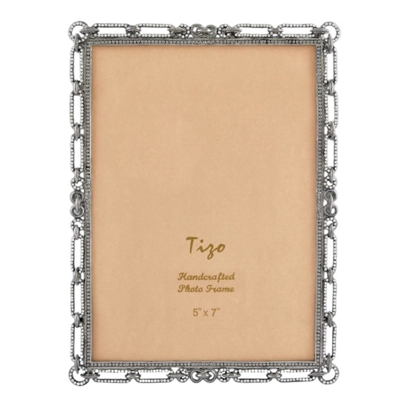 Tizo Chains of Emotions Swarovski Crystals Jewel-tone Picture Frame 5 x 7 In​ - Picture 1 of 10